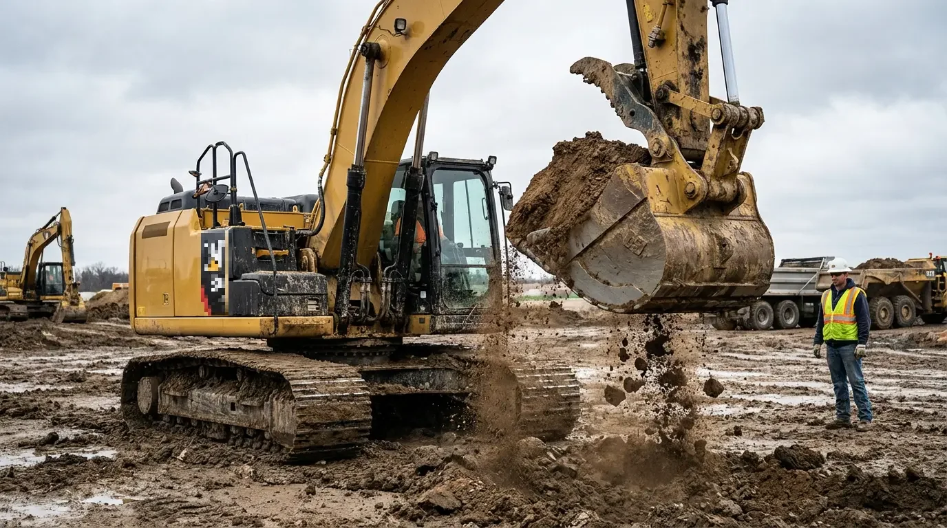 Niski poziom oleju hydraulicznego